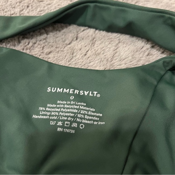 Summersalt One-Shoulder Green Swim One Piece - Picture 6 of 7